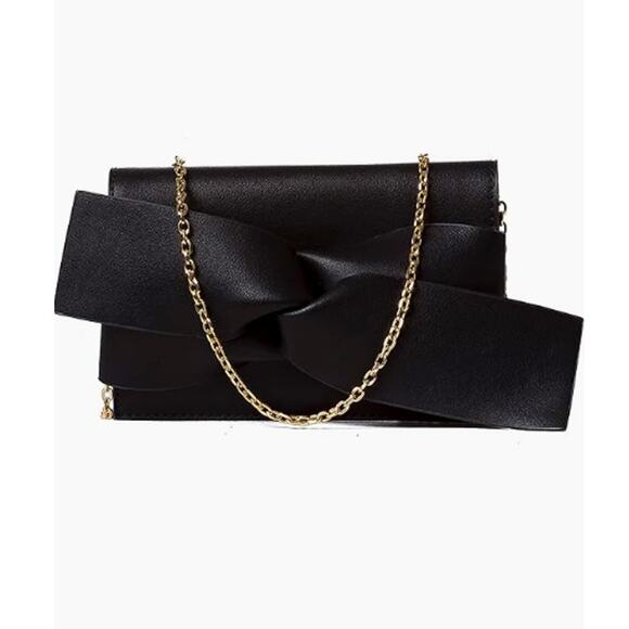 Handbag Republic Evening Clutch w/ Large Bow and DETACHABLE Strap - - Picture 3 of 9